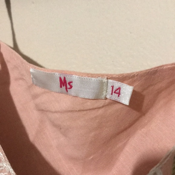 Pink Embroidered Tank Top - Picture 6 of 6